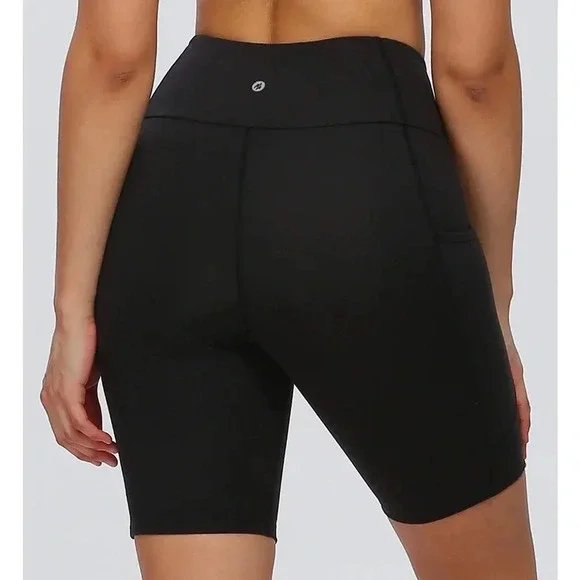 Move Beyond Buttery Soft Women's 8'' High Waist Workout Yoga Shorts - Picture 5 of 5